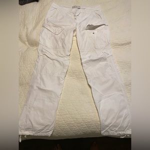 Armani exchange size 34 white cargo pants.